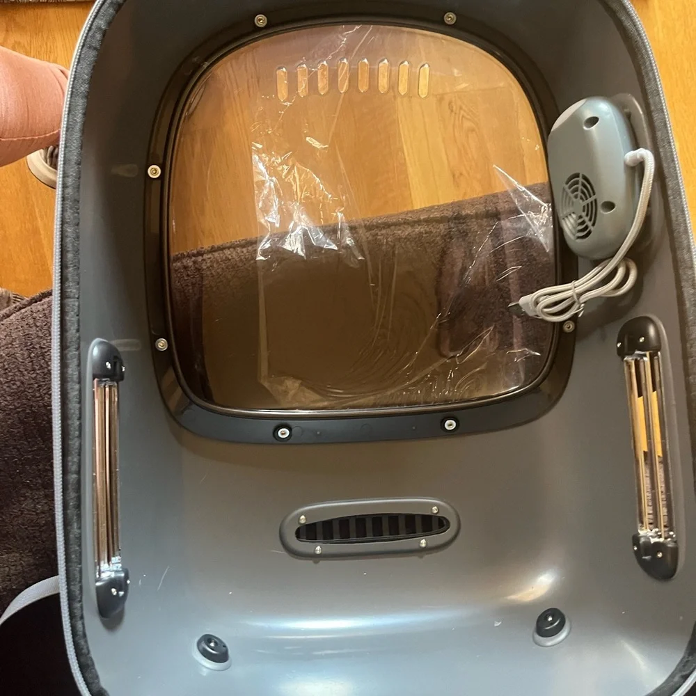 Green Pet Carrier Backpack with Window